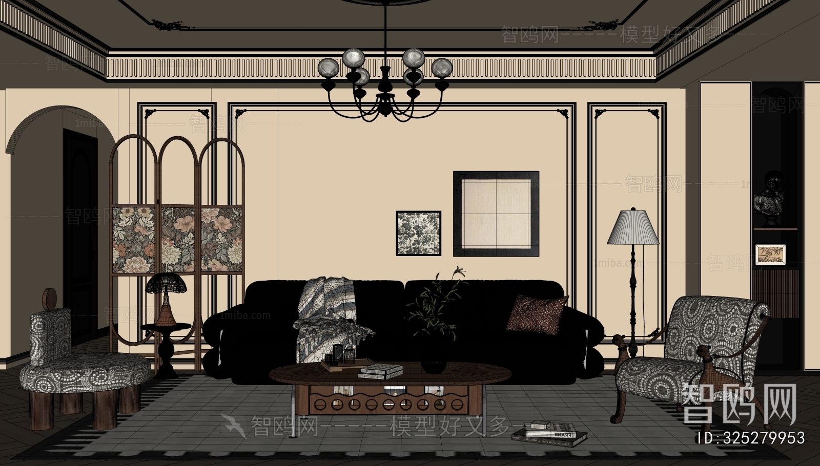 French Style A Living Room