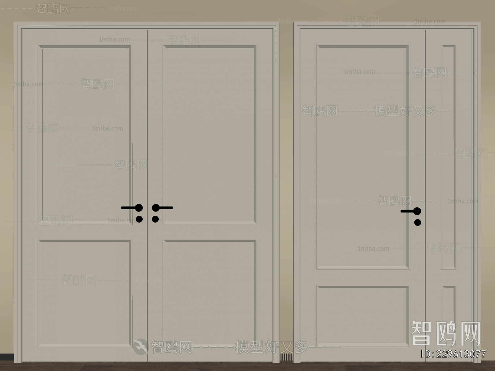 French Style Double Door