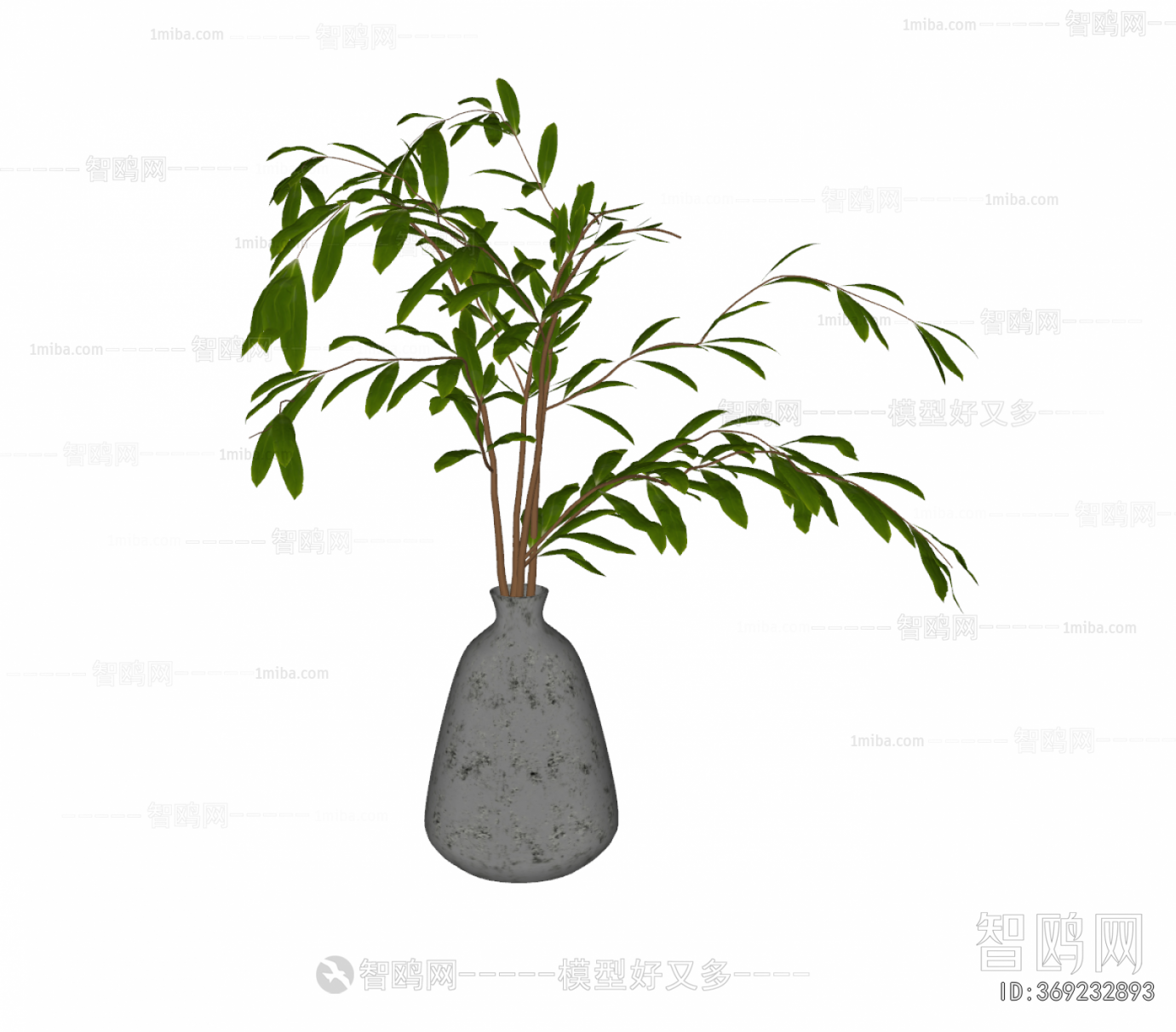 Modern Aquatic Green Plant