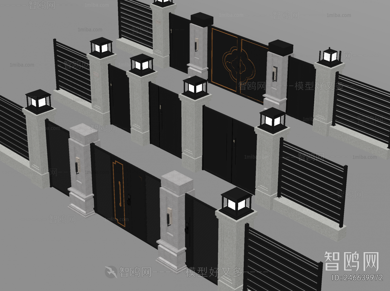 New Chinese Style Gate