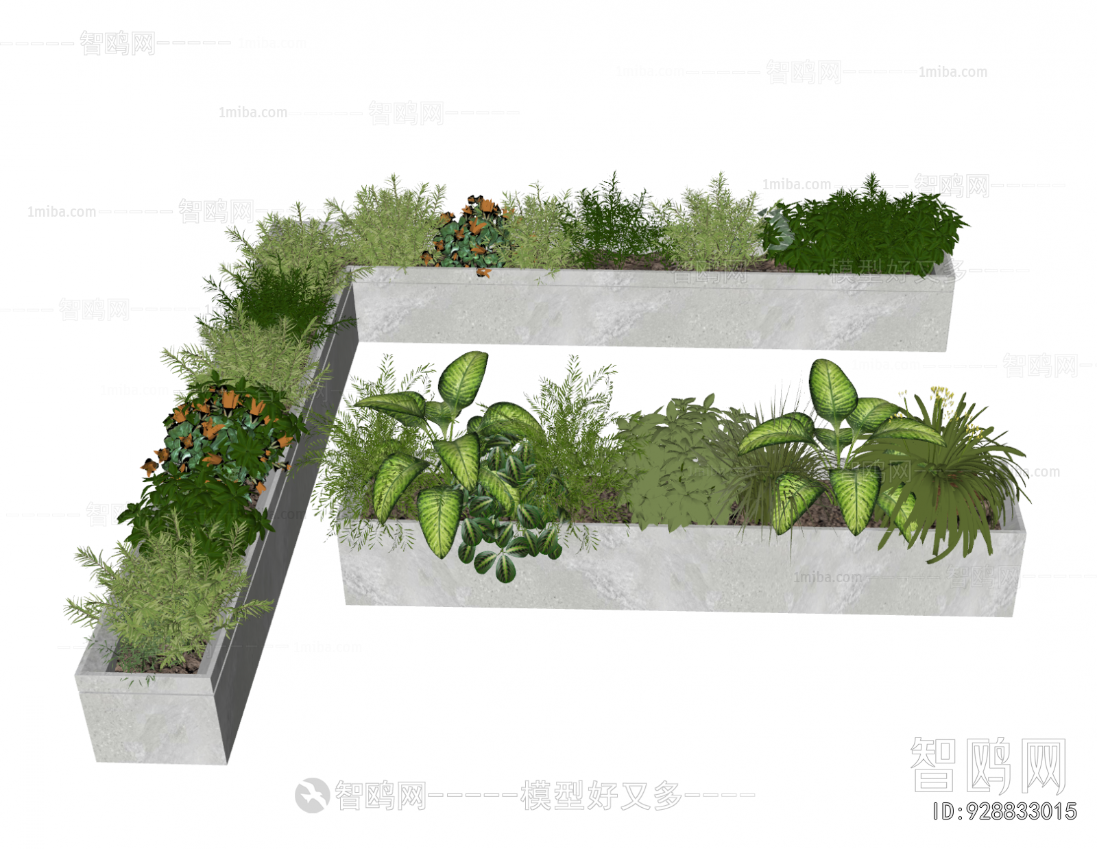 Modern Flower Bed, Flower Bowl, Flower Box