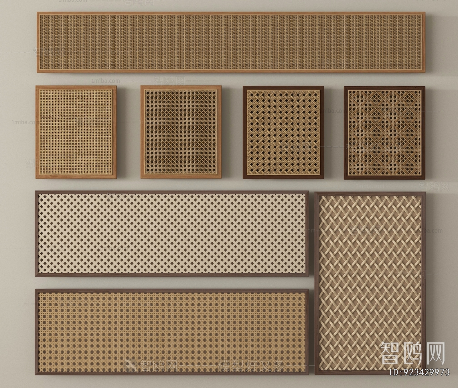 Wabi-sabi Style Door Panel