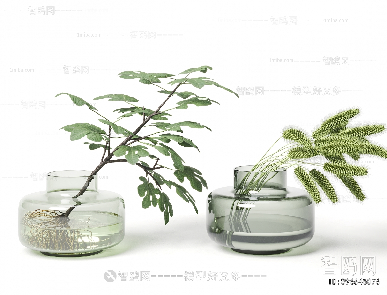 Modern Aquatic Green Plant