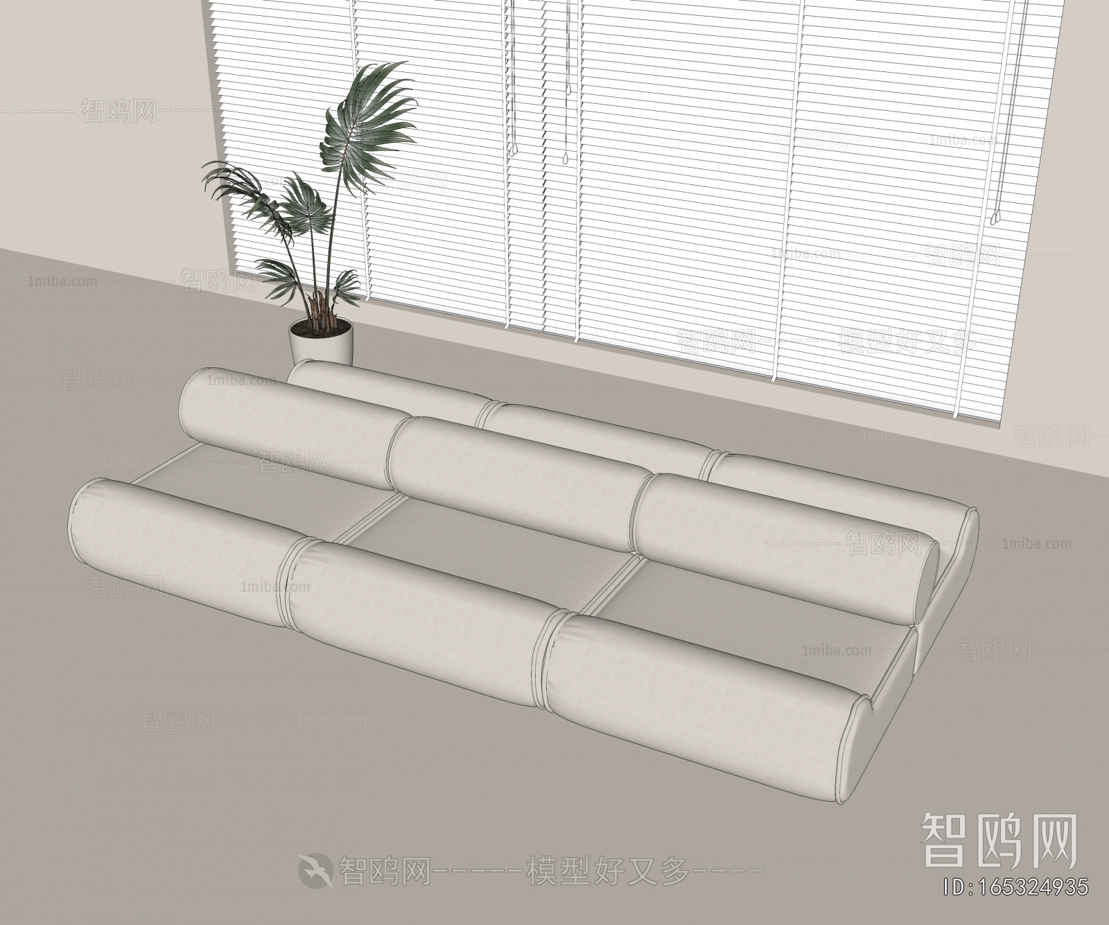 Modern Three-seat Sofa