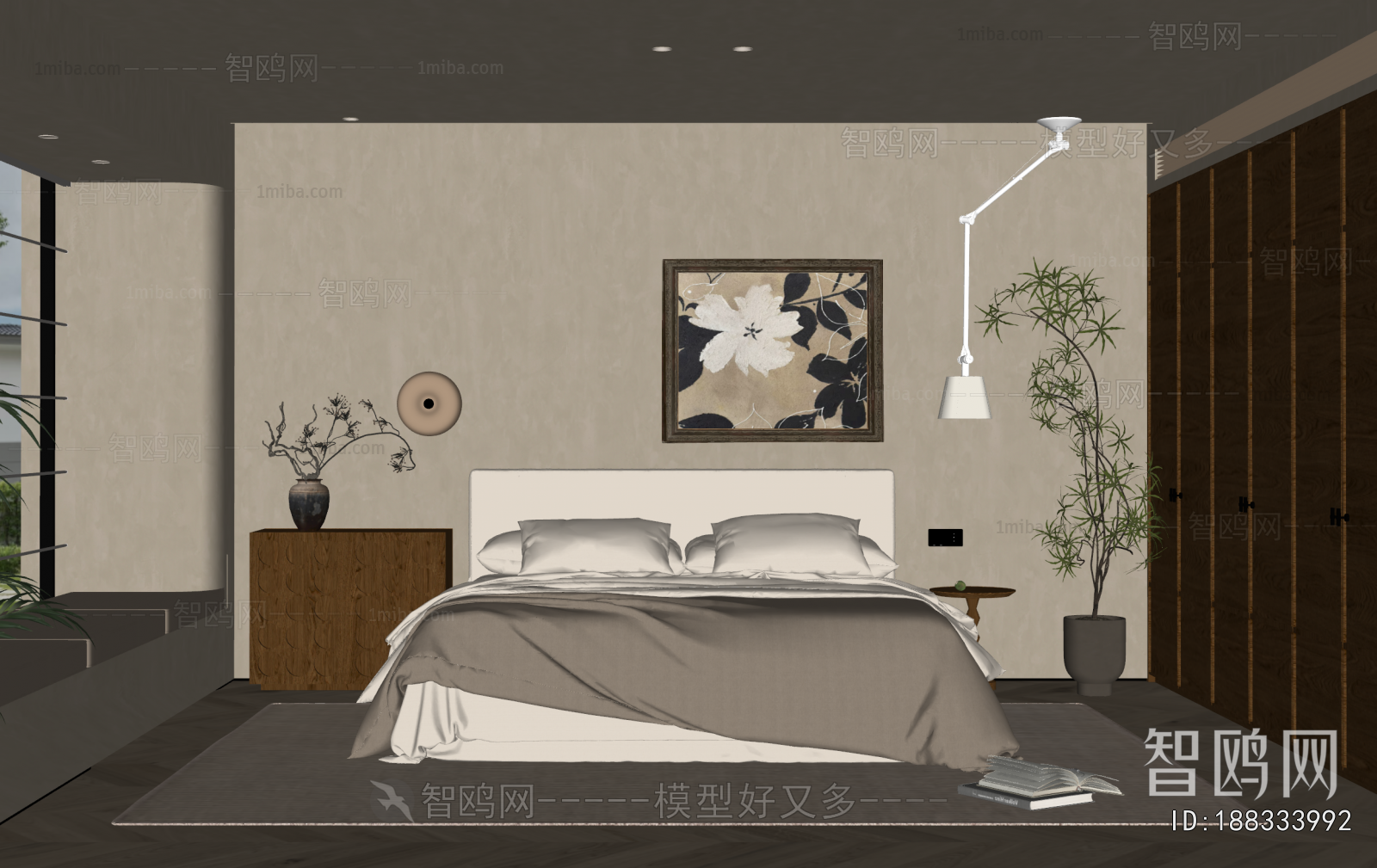 Wabi-sabi Style Bedroom