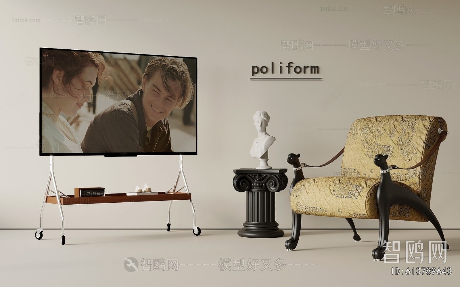 French Style Single Sofa