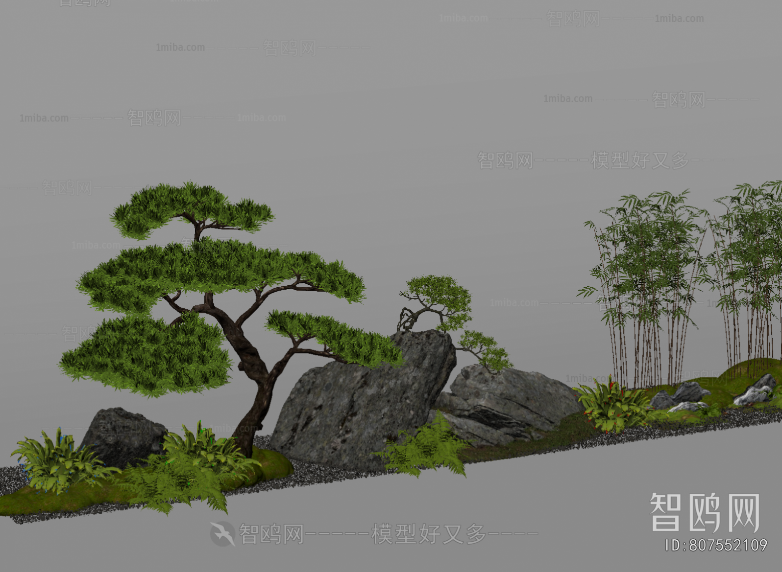 New Chinese Style Rockery Waterscape