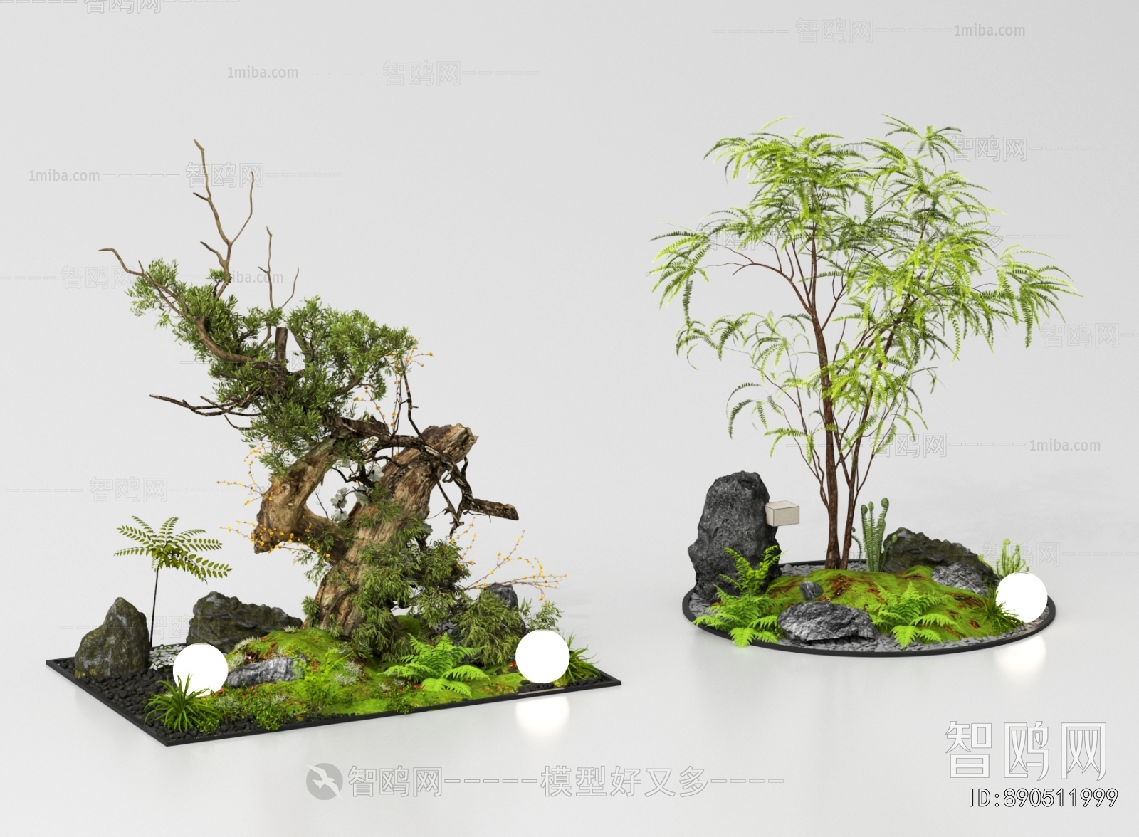 New Chinese Style Plant Landscaping