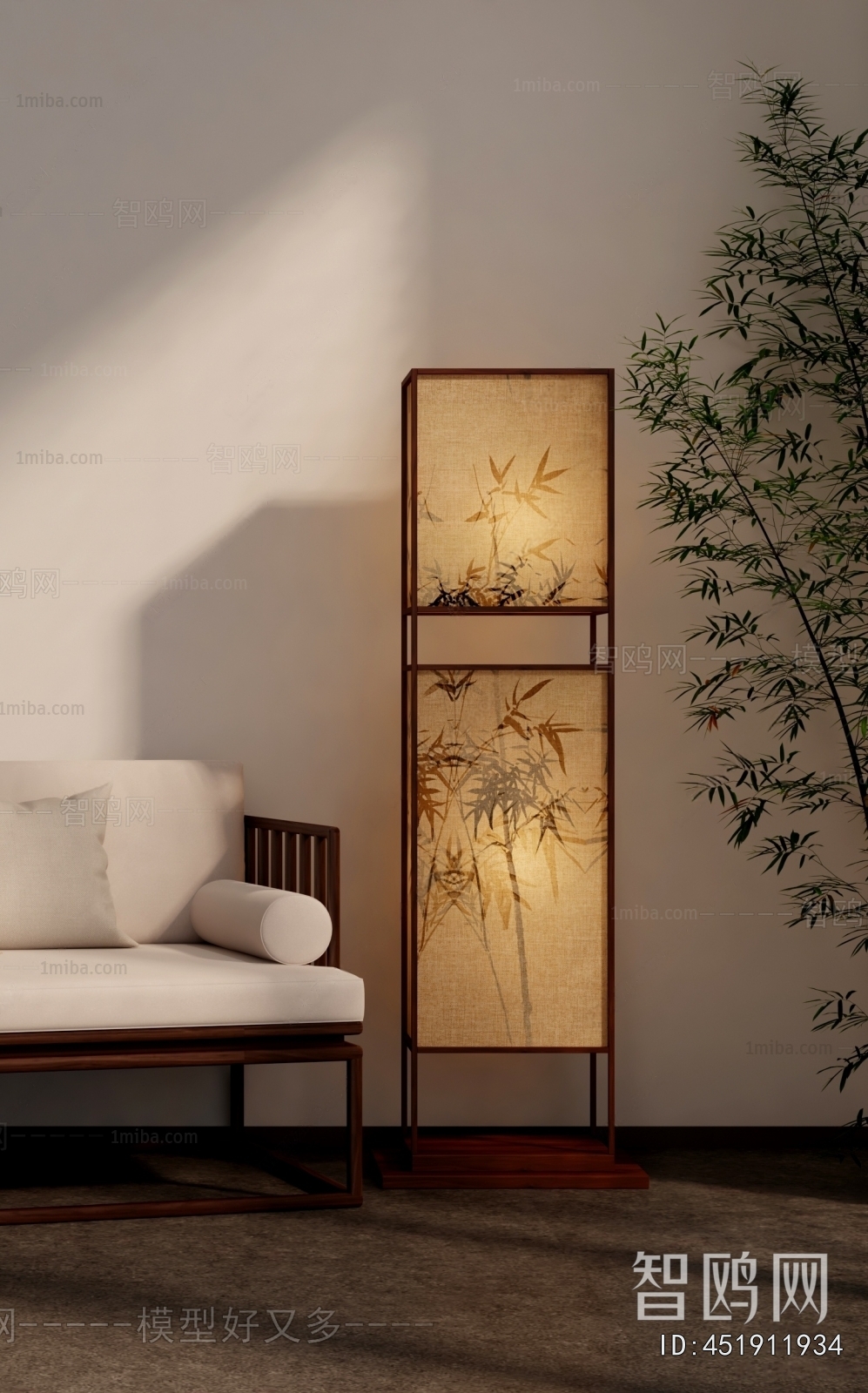 New Chinese Style Floor Lamp