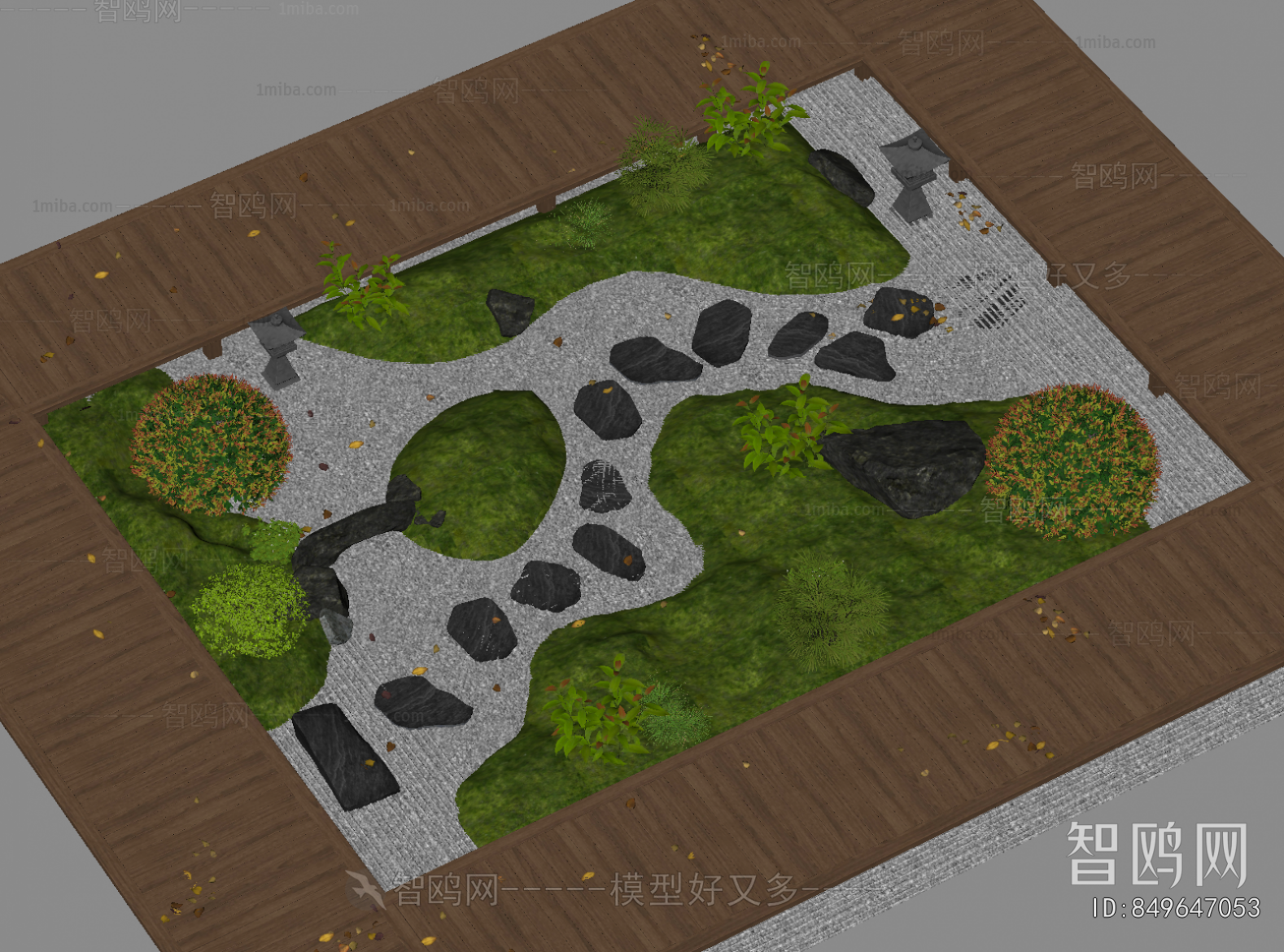 Japanese Style Courtyard/landscape