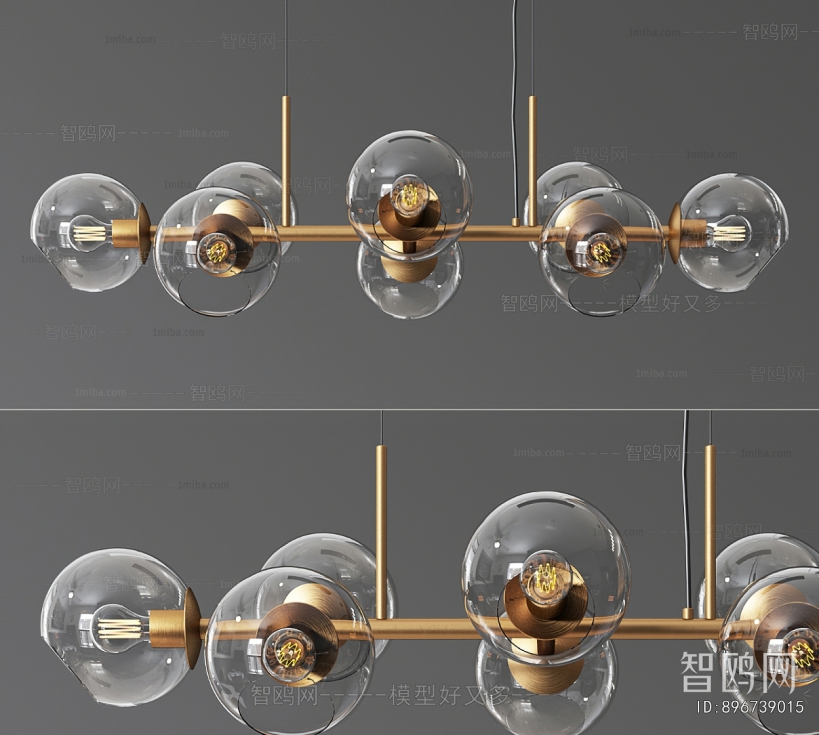 Modern Long Chandelier