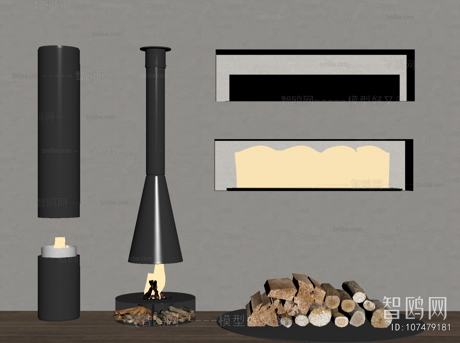 Modern Electronic Fireplace