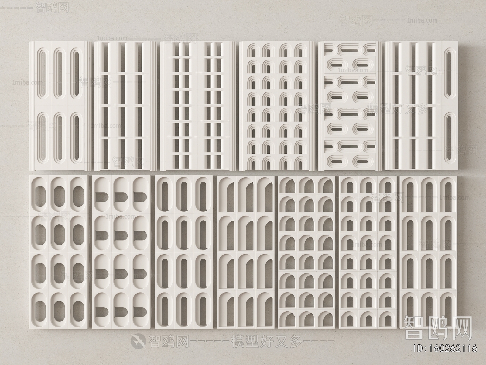 Modern Cement Brick Screen Partition