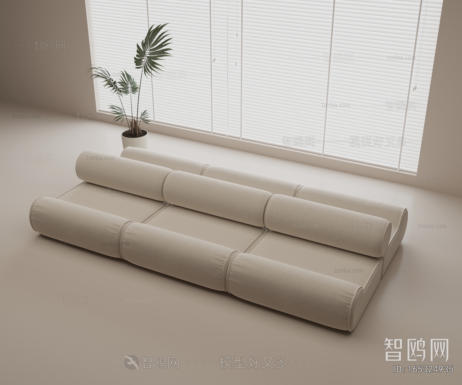 Modern Three-seat Sofa