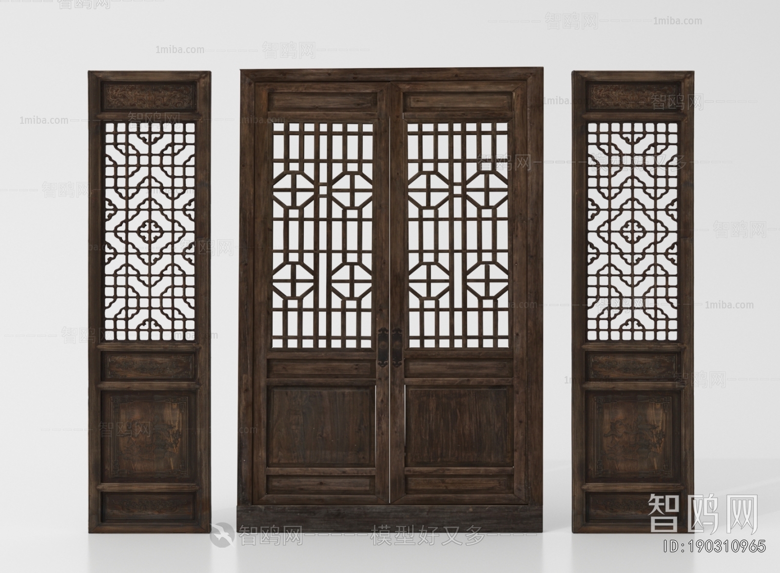 Chinese Style Double Door