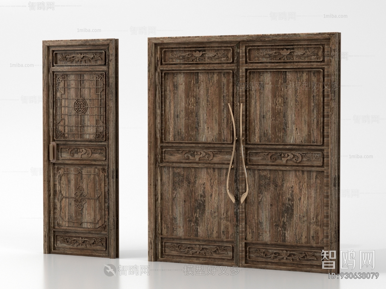 Chinese Style Double Door