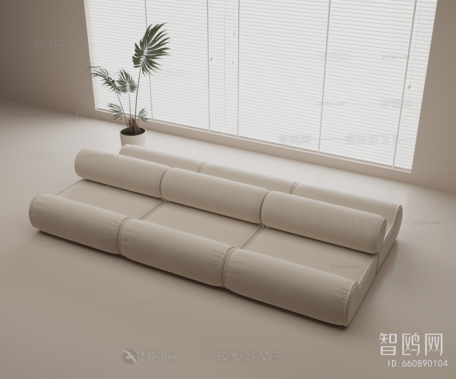 Modern Three-seat Sofa