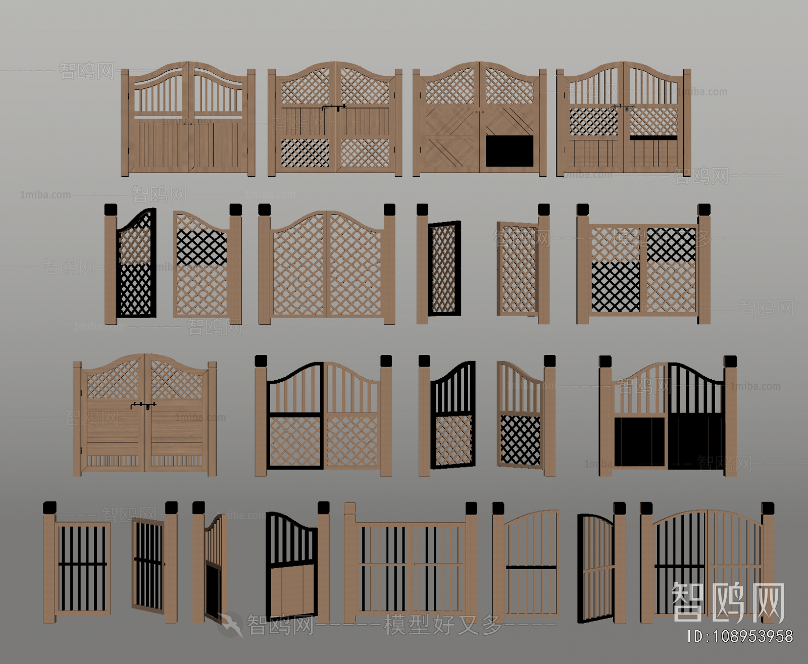 New Chinese Style Gate