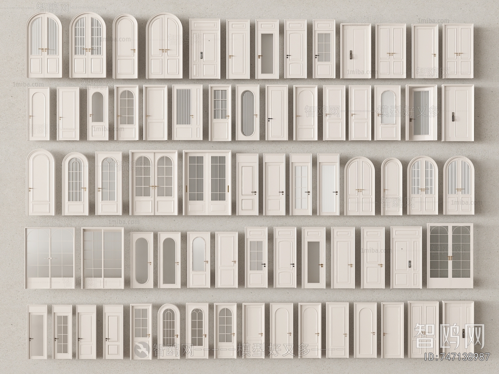 French Style Single Door