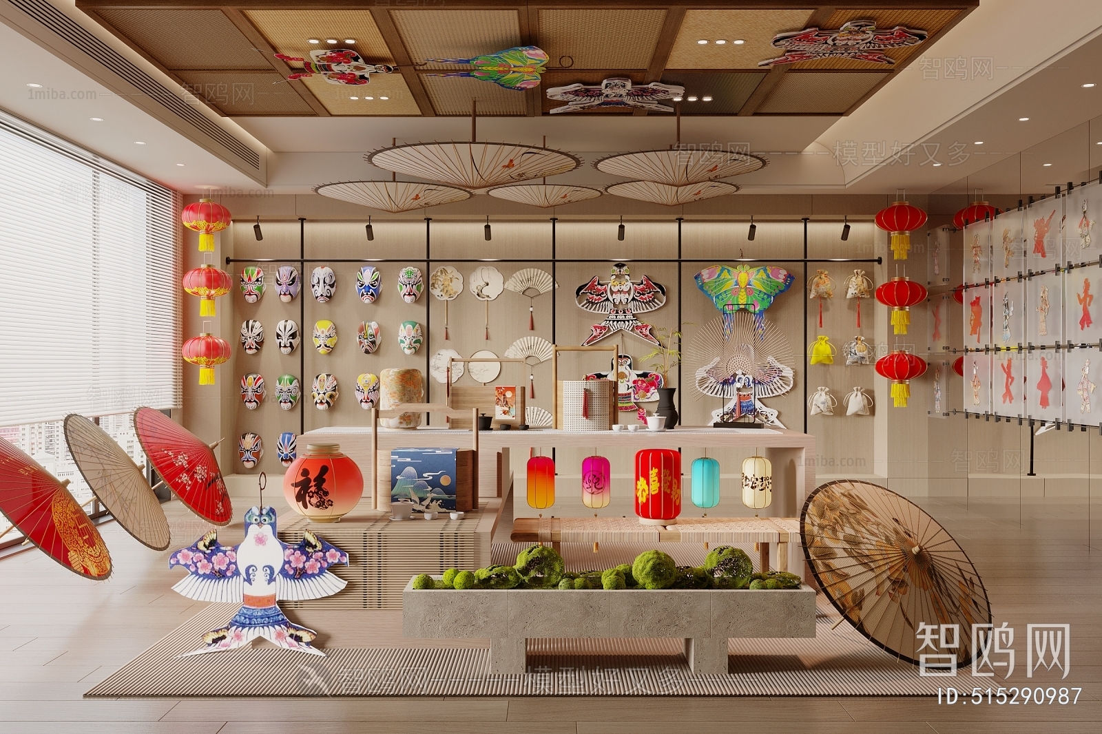 New Chinese Style Exhibition Hall