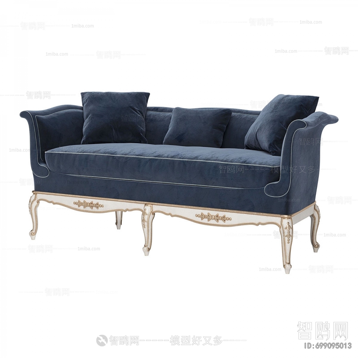 Simple European Style A Sofa For Two