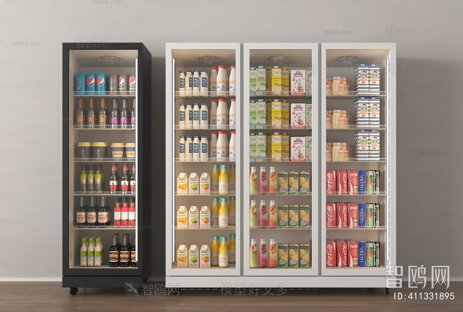 Modern Refrigerator Freezer