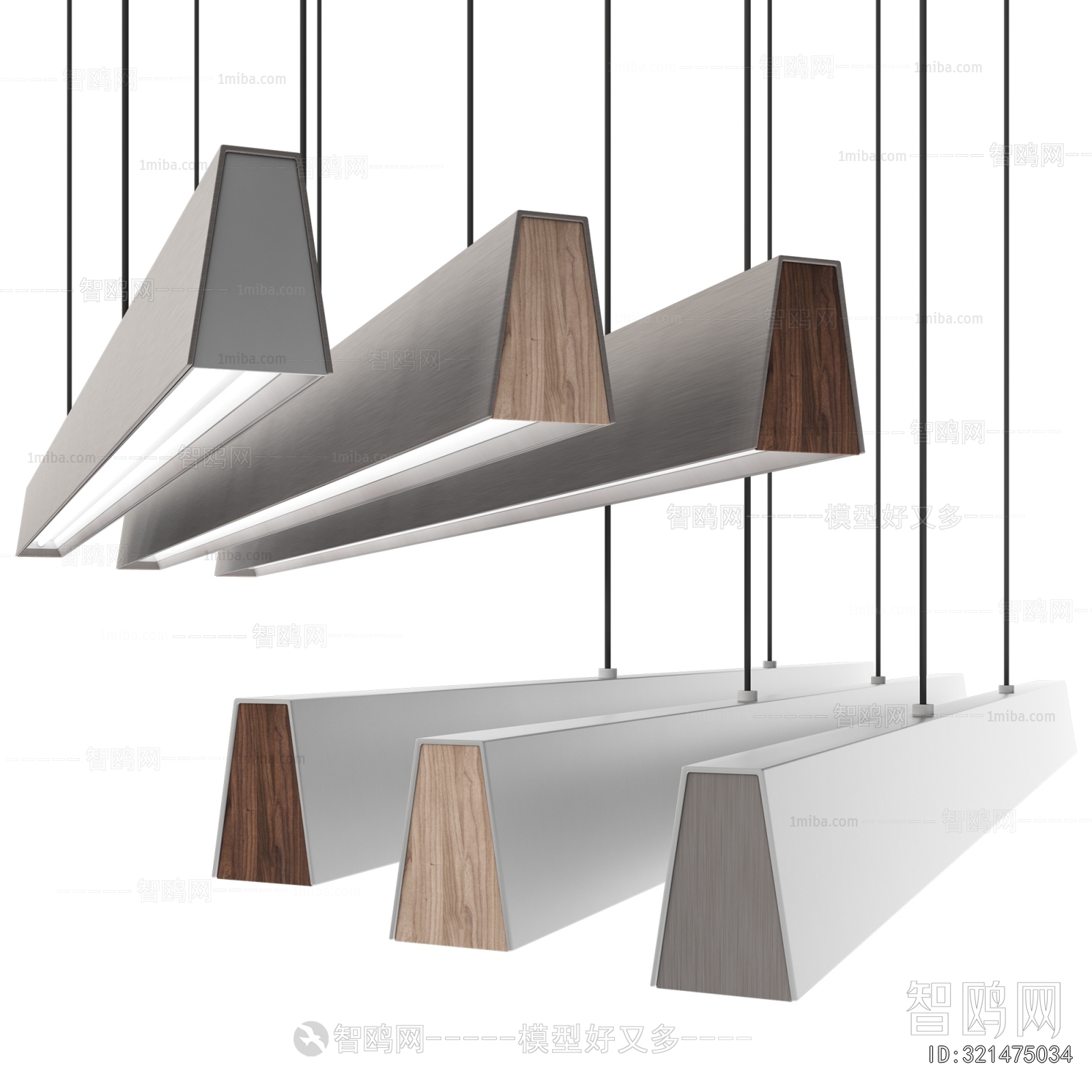 Modern Long Chandelier