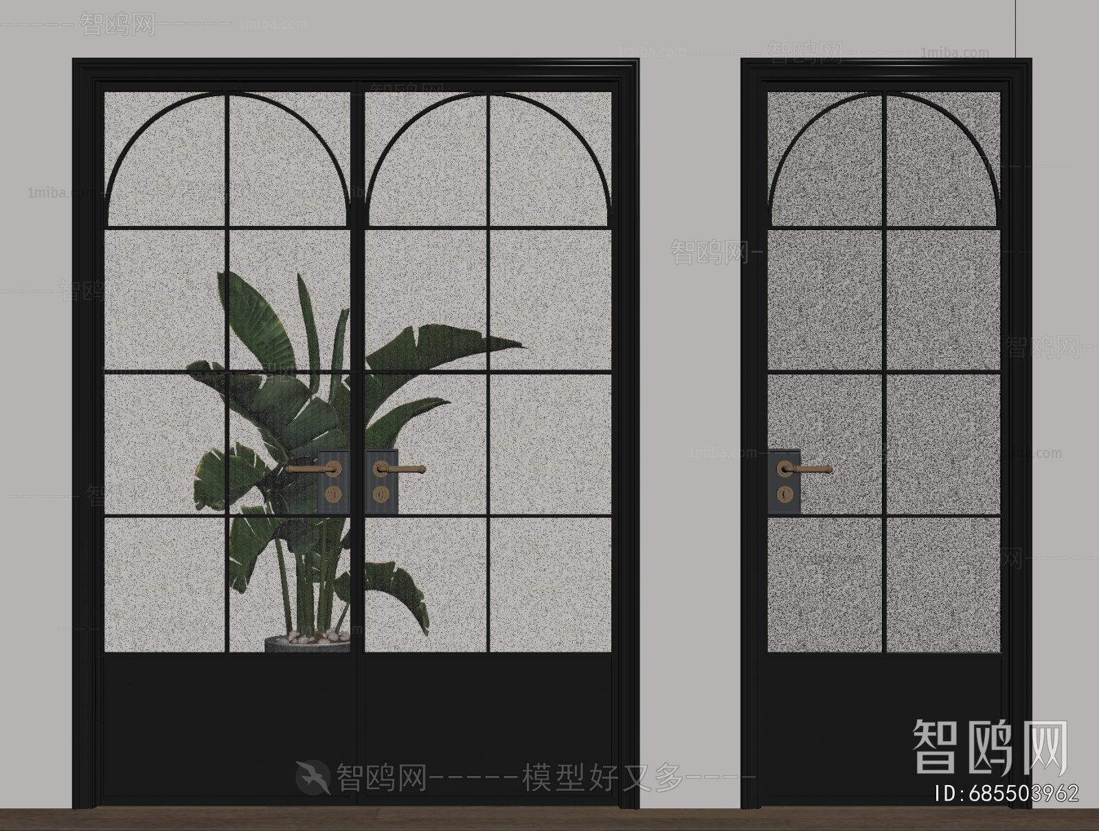 French Style Double Door