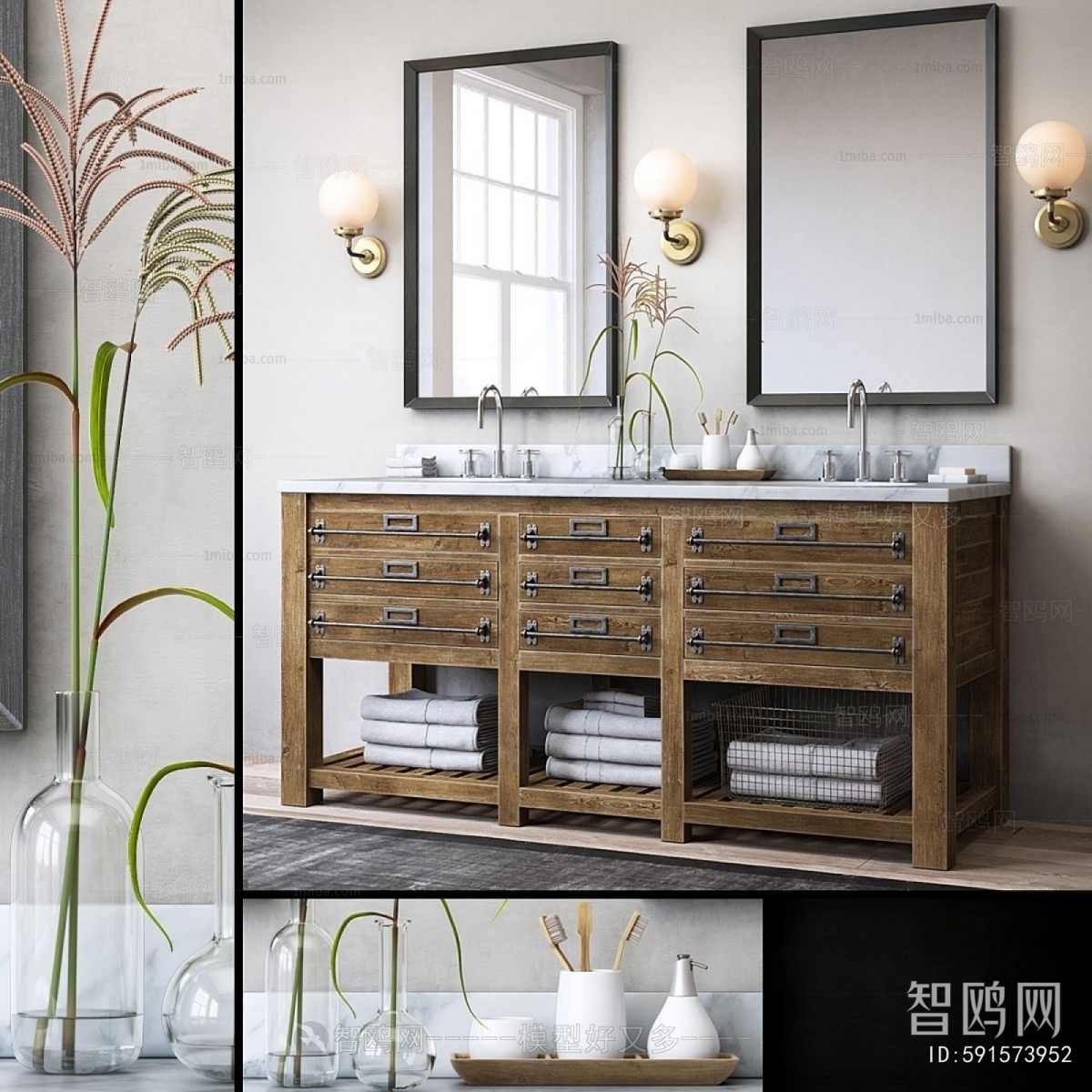 Modern Bathroom Cabinet