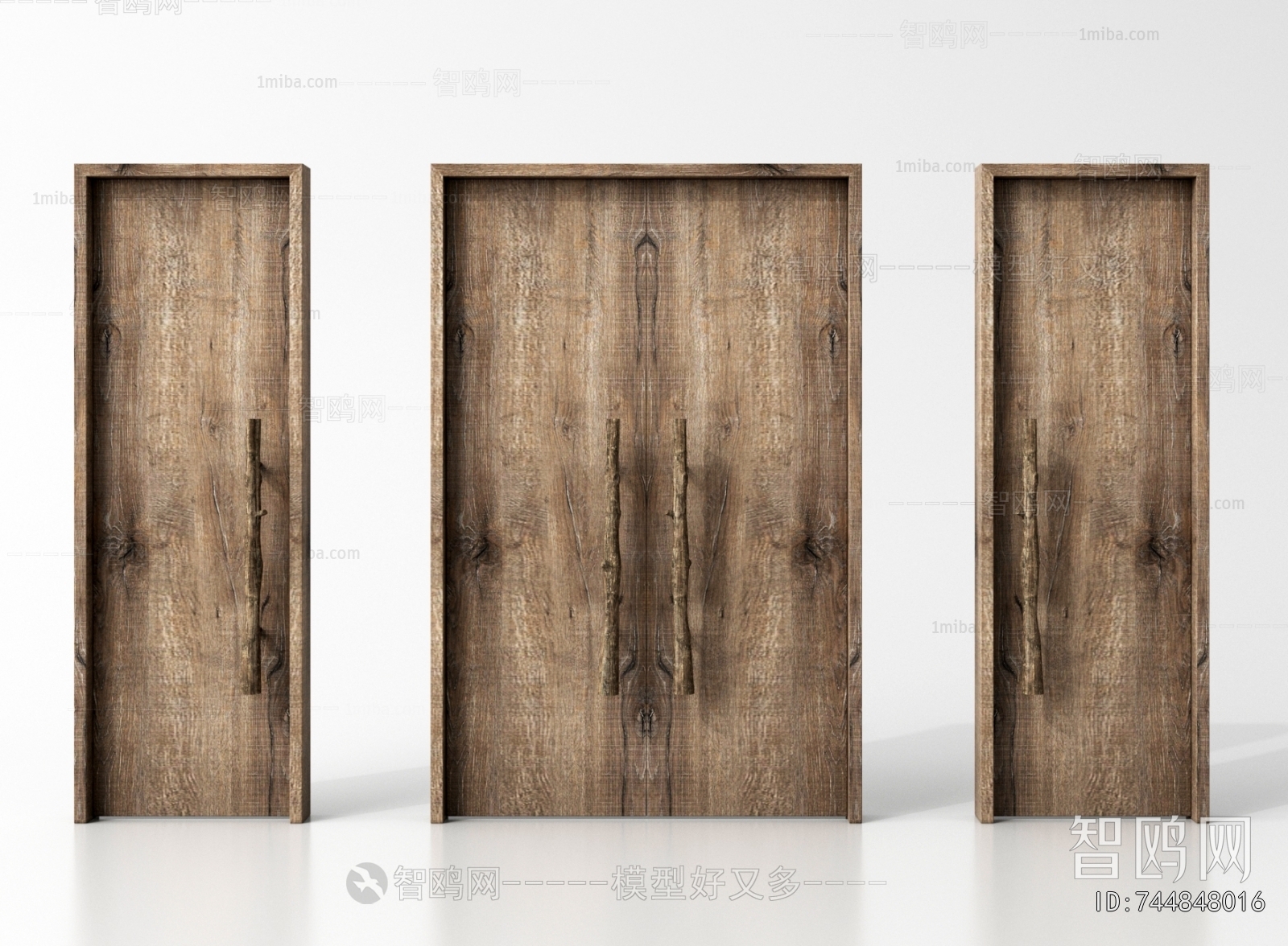 Wabi-sabi Style Single Door