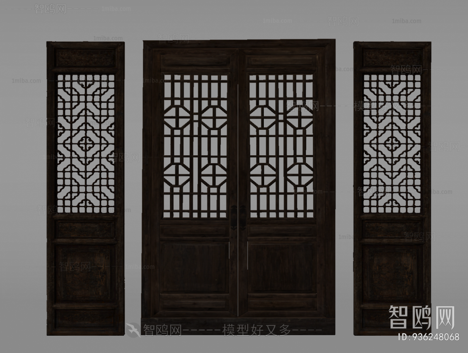 Chinese Style Double Door