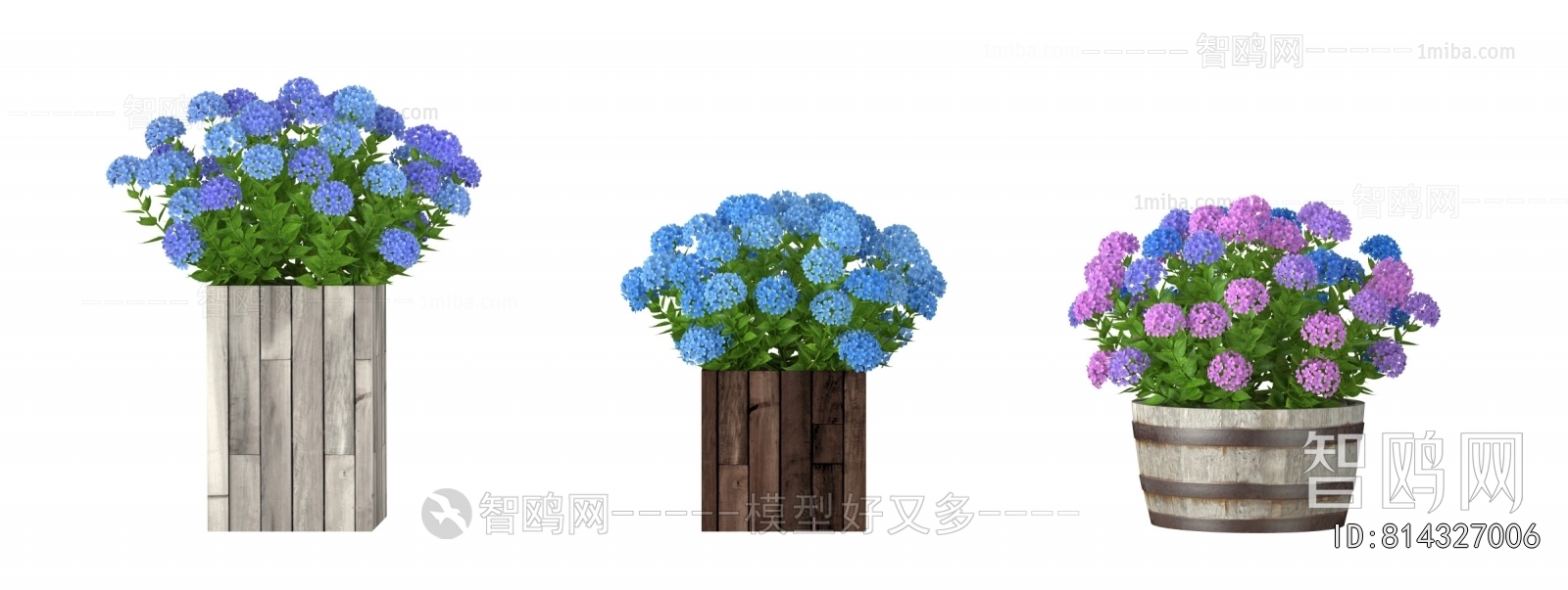 Modern Potted Green Plant