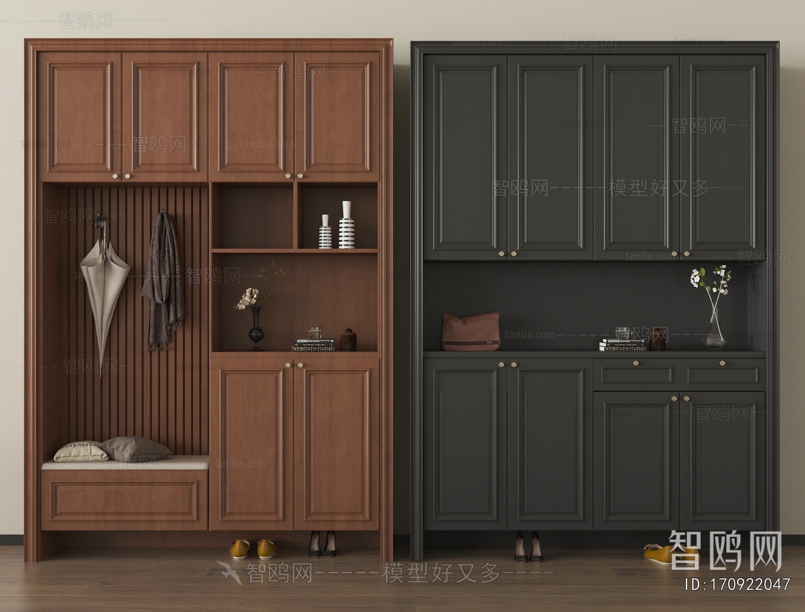 French Style Shoe Cabinet