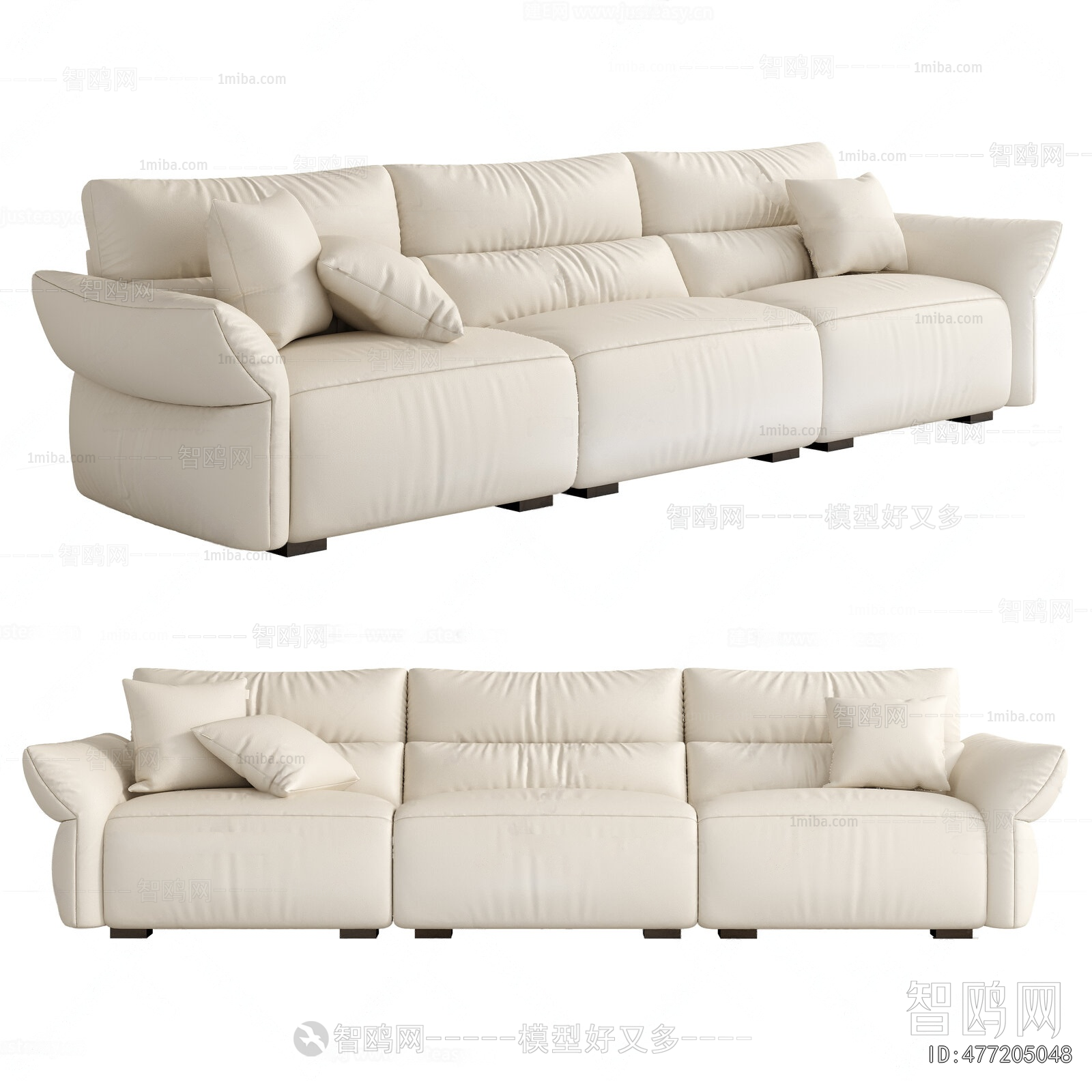 Modern Three-seat Sofa