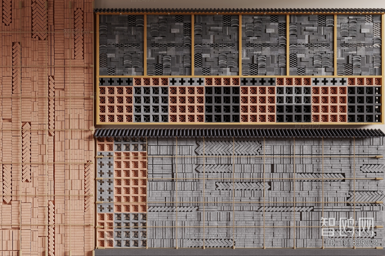 Chinese Style Landscape Wall