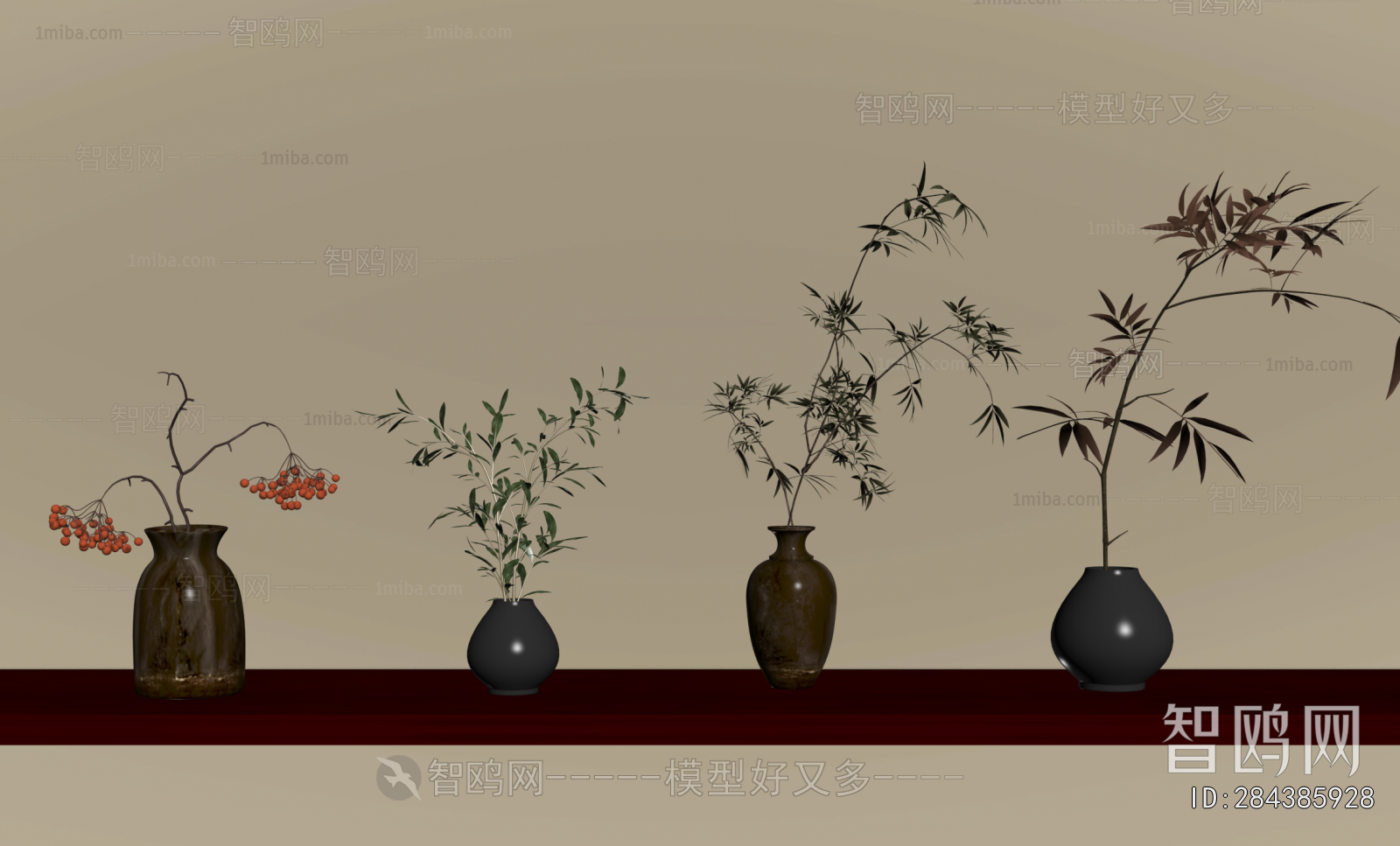 Modern Aquatic Green Plant