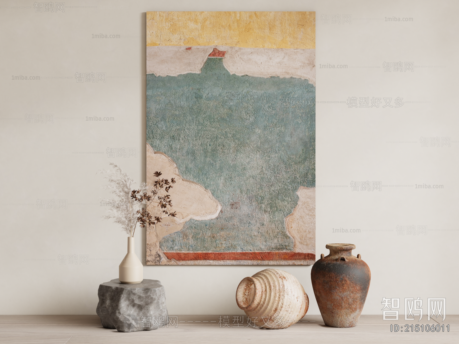 Wabi-sabi Style Painting