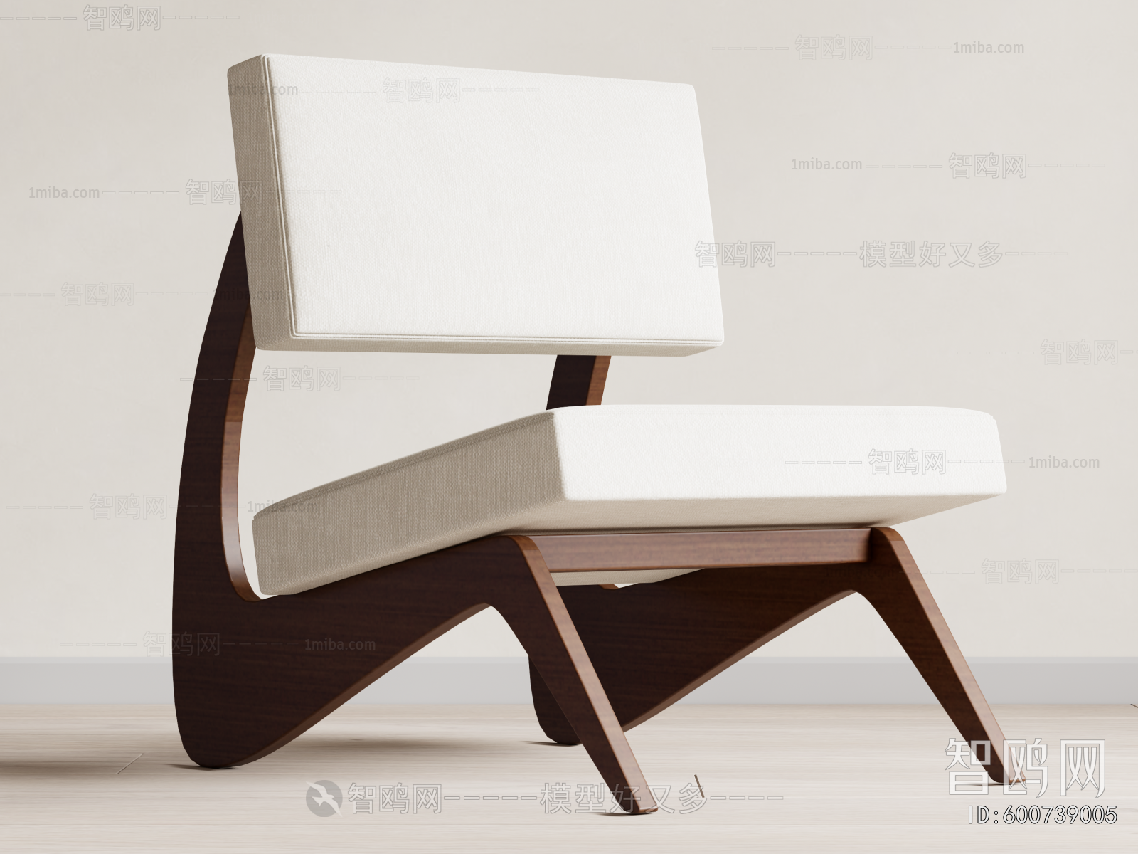 Wabi-sabi Style Lounge Chair