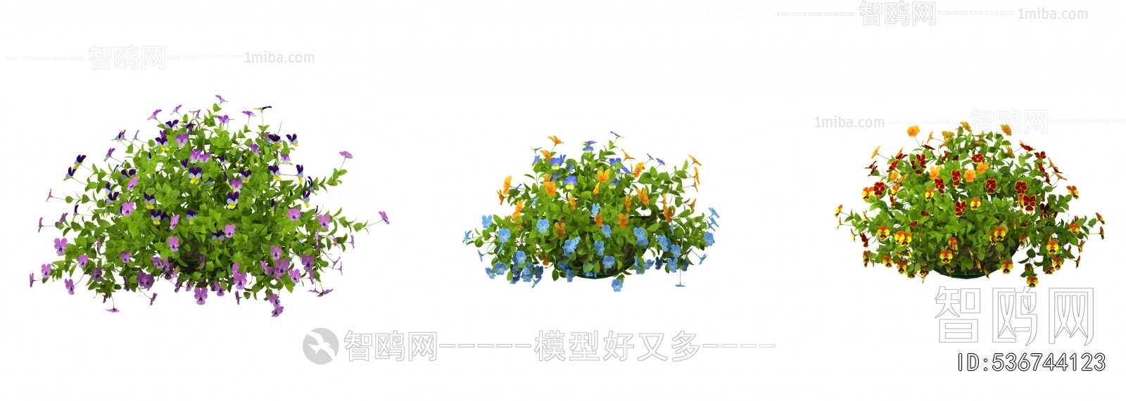 Modern Potted Green Plant