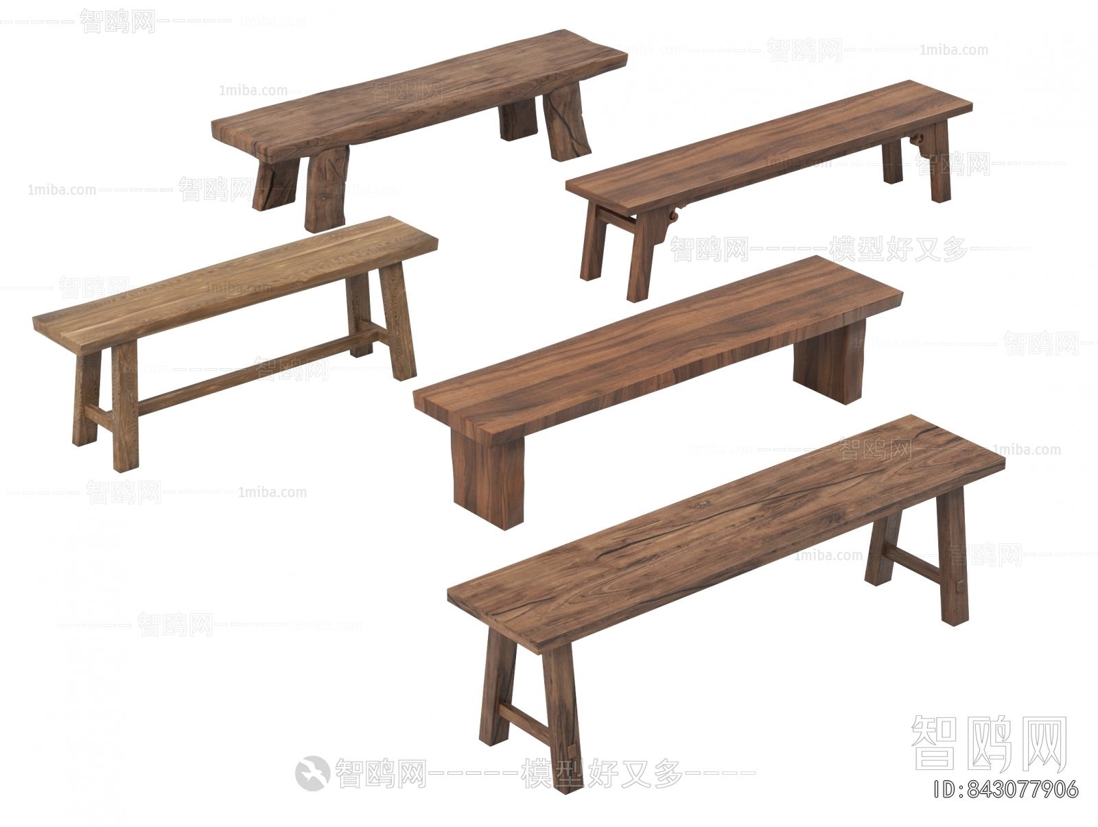 New Chinese Style Bench