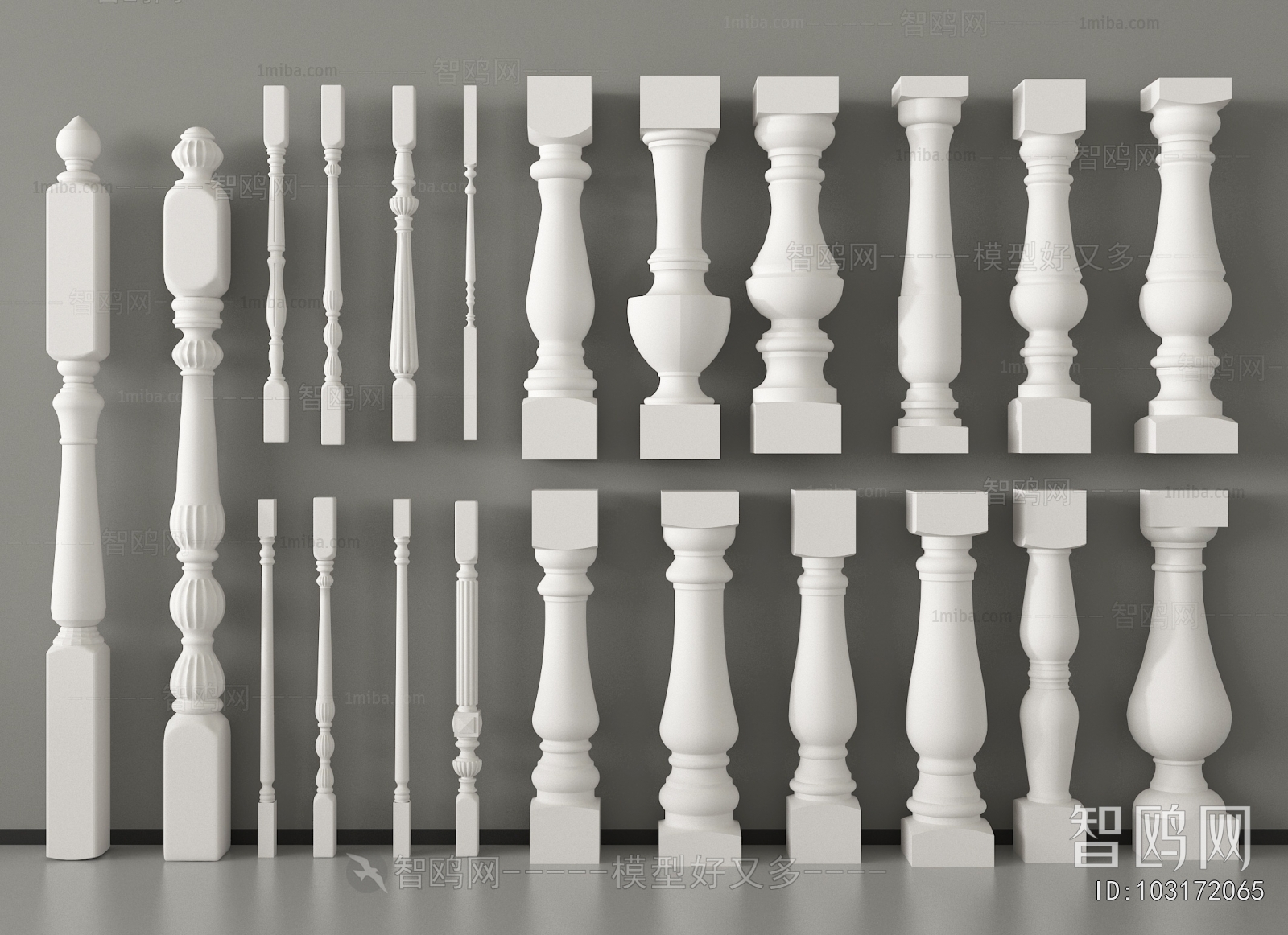 Simple European Style Column