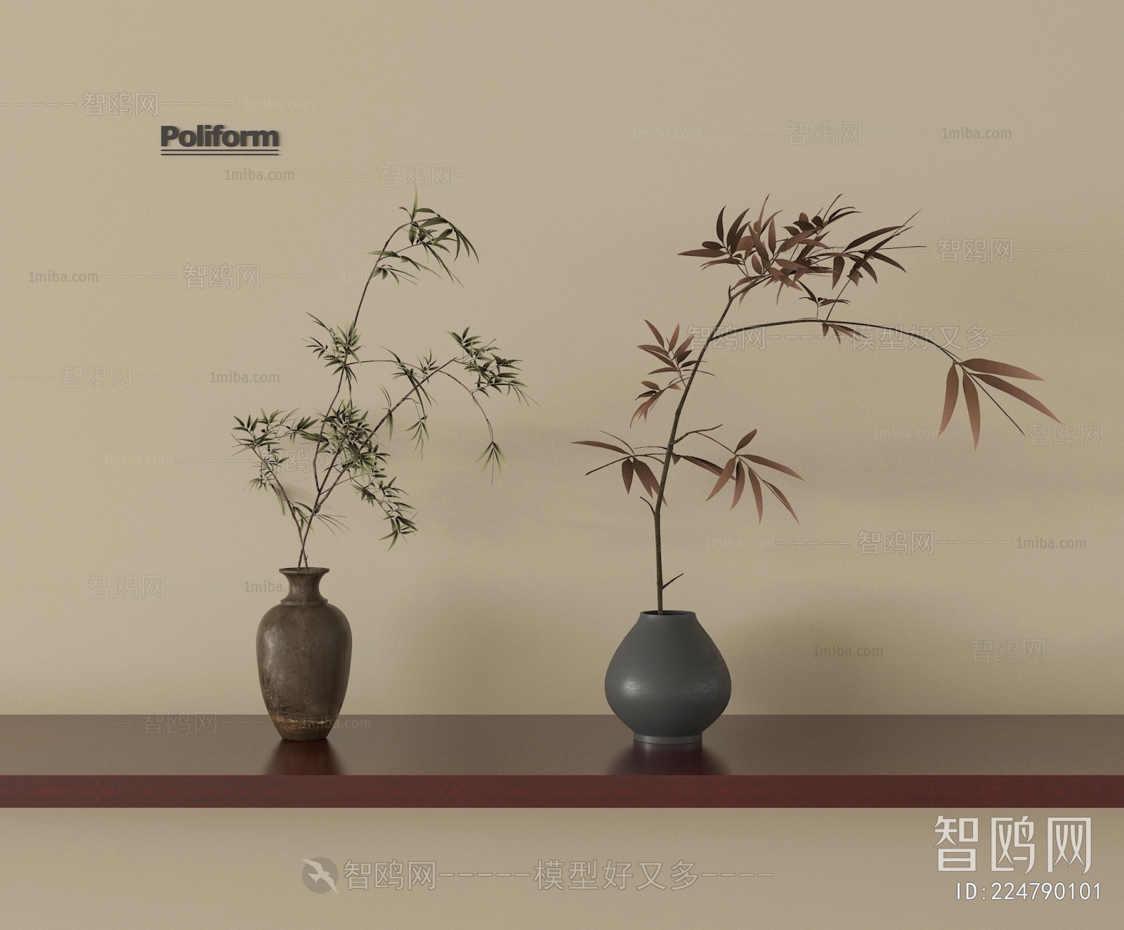 New Chinese Style Aquatic Green Plant