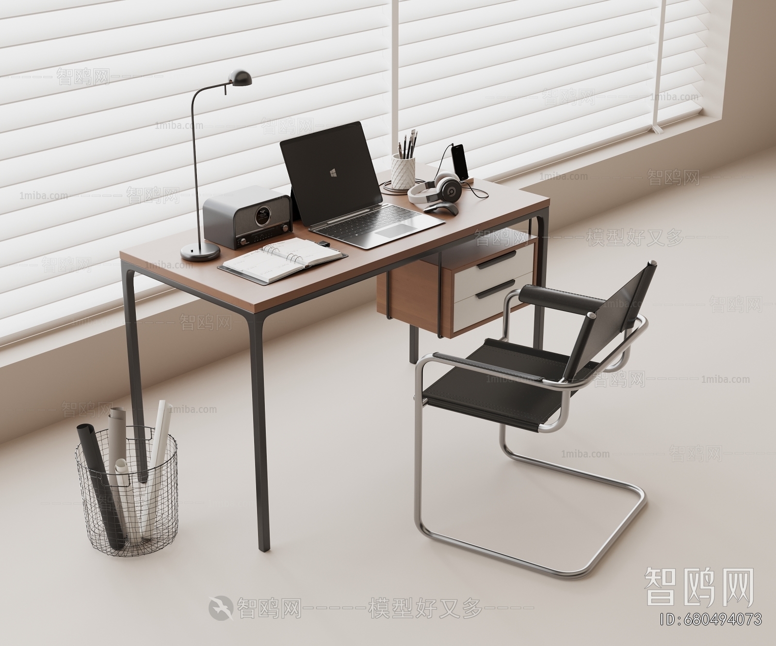 Modern Computer Desk And Chair