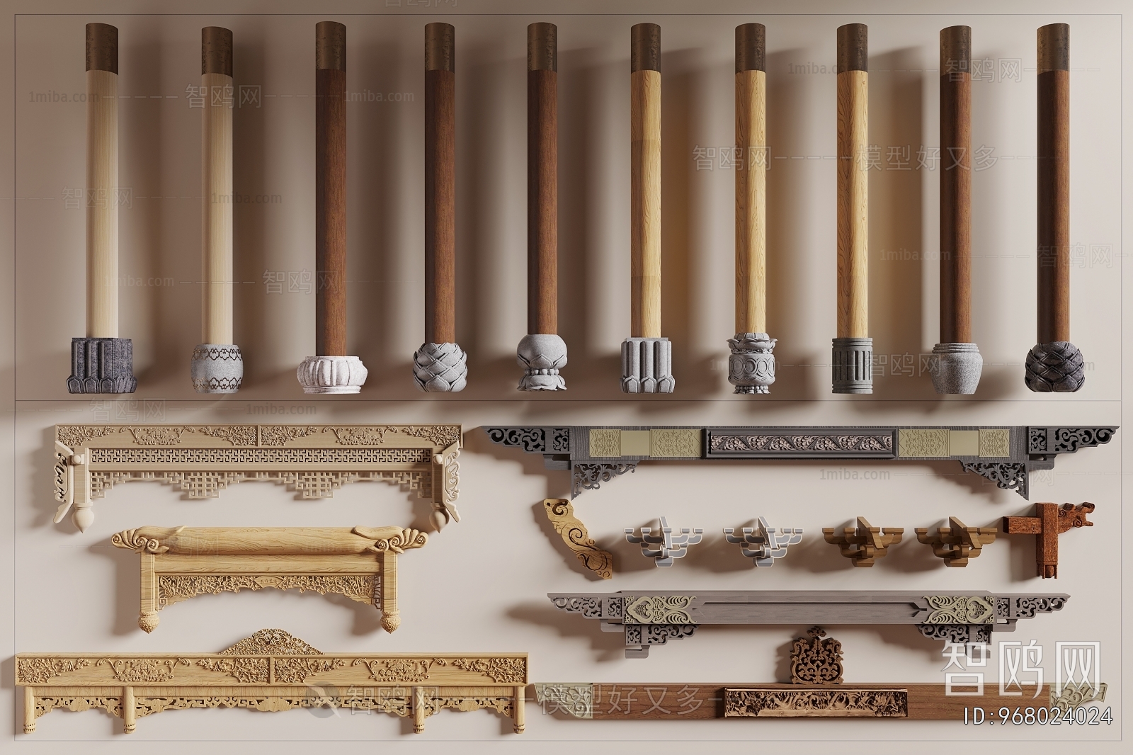 Chinese Style Column