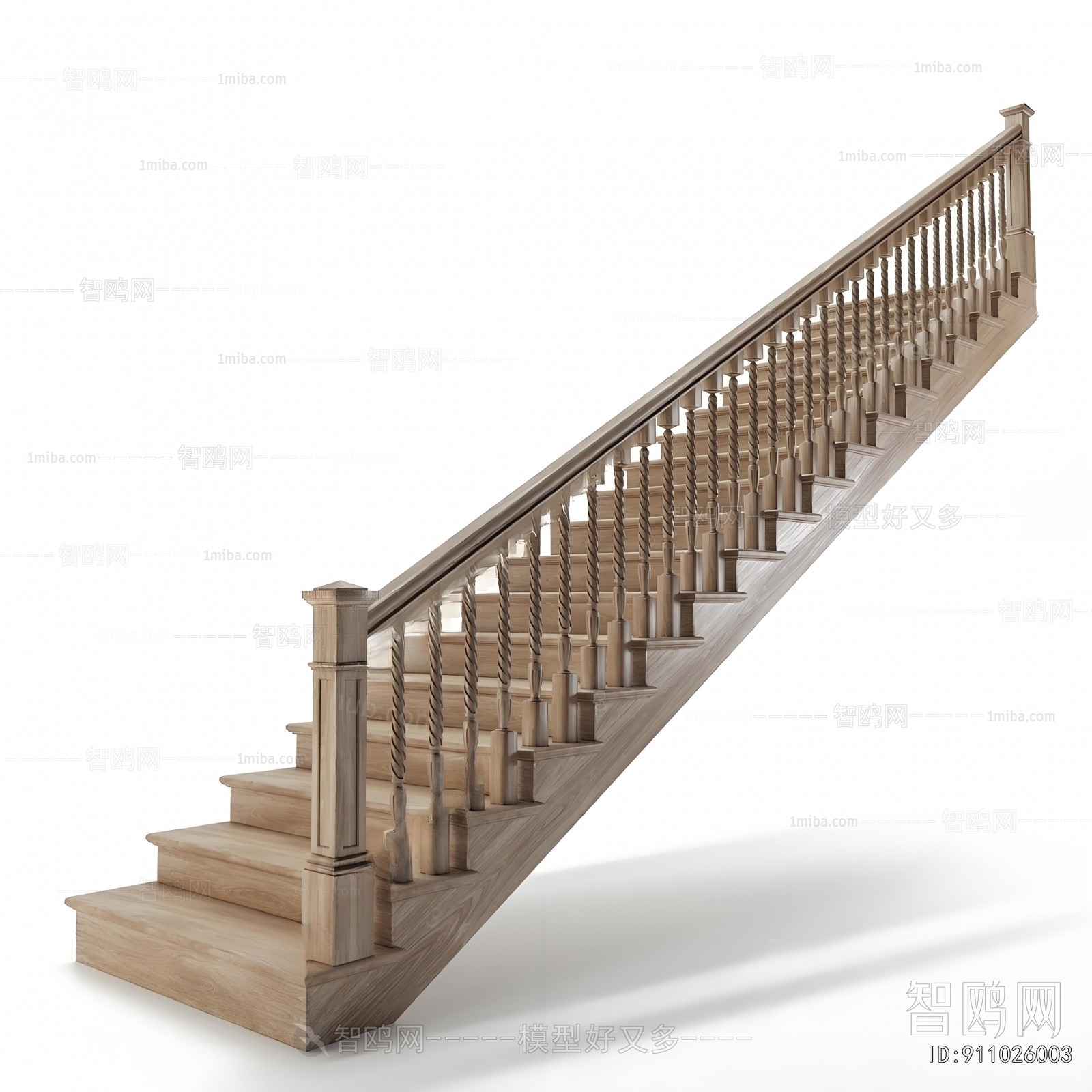 Simple European Style Staircase