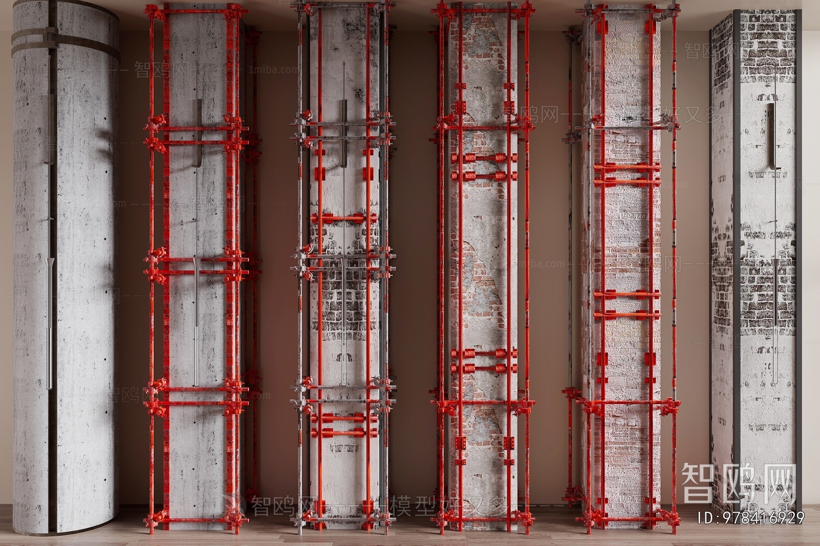 Industrial Style Column