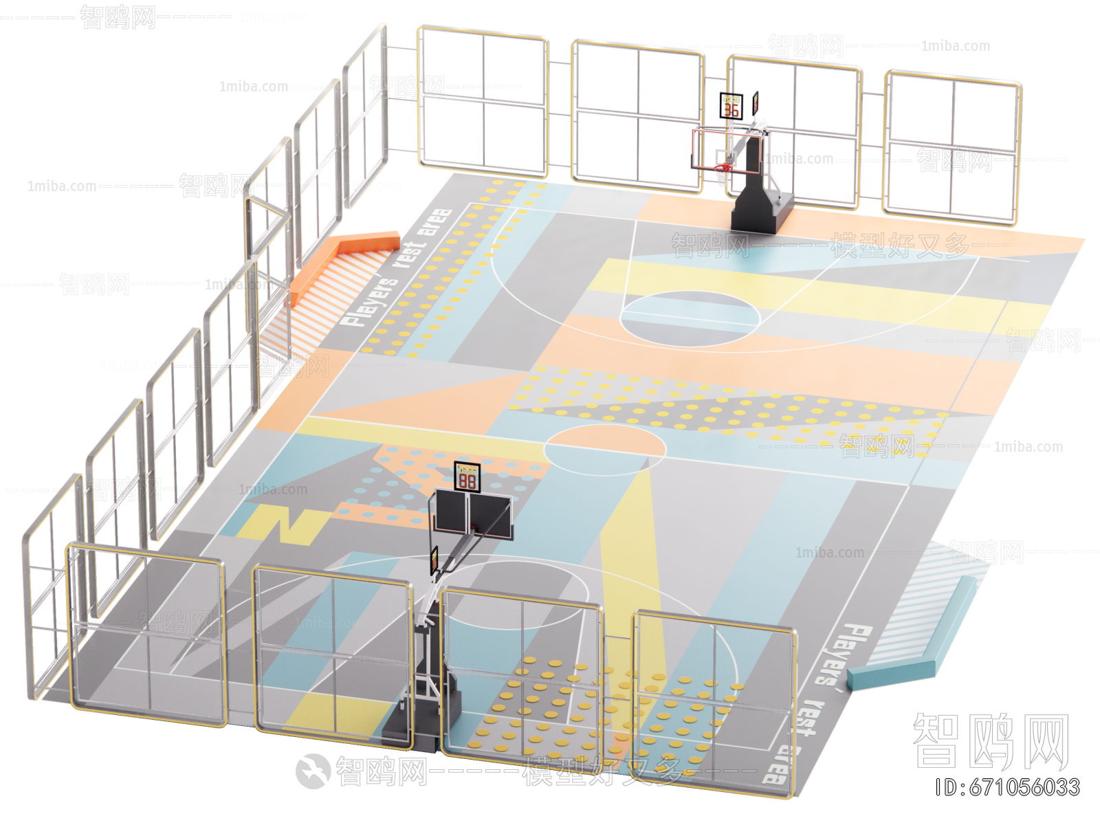 Modern Outdoor Sports Stadium