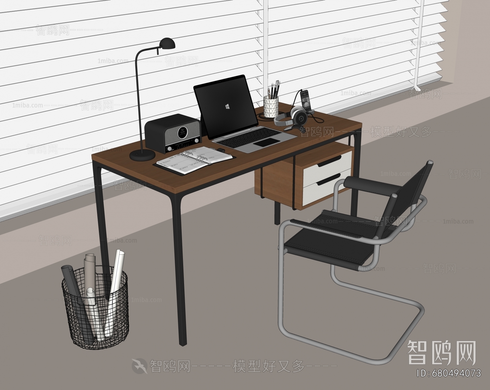 Modern Computer Desk And Chair