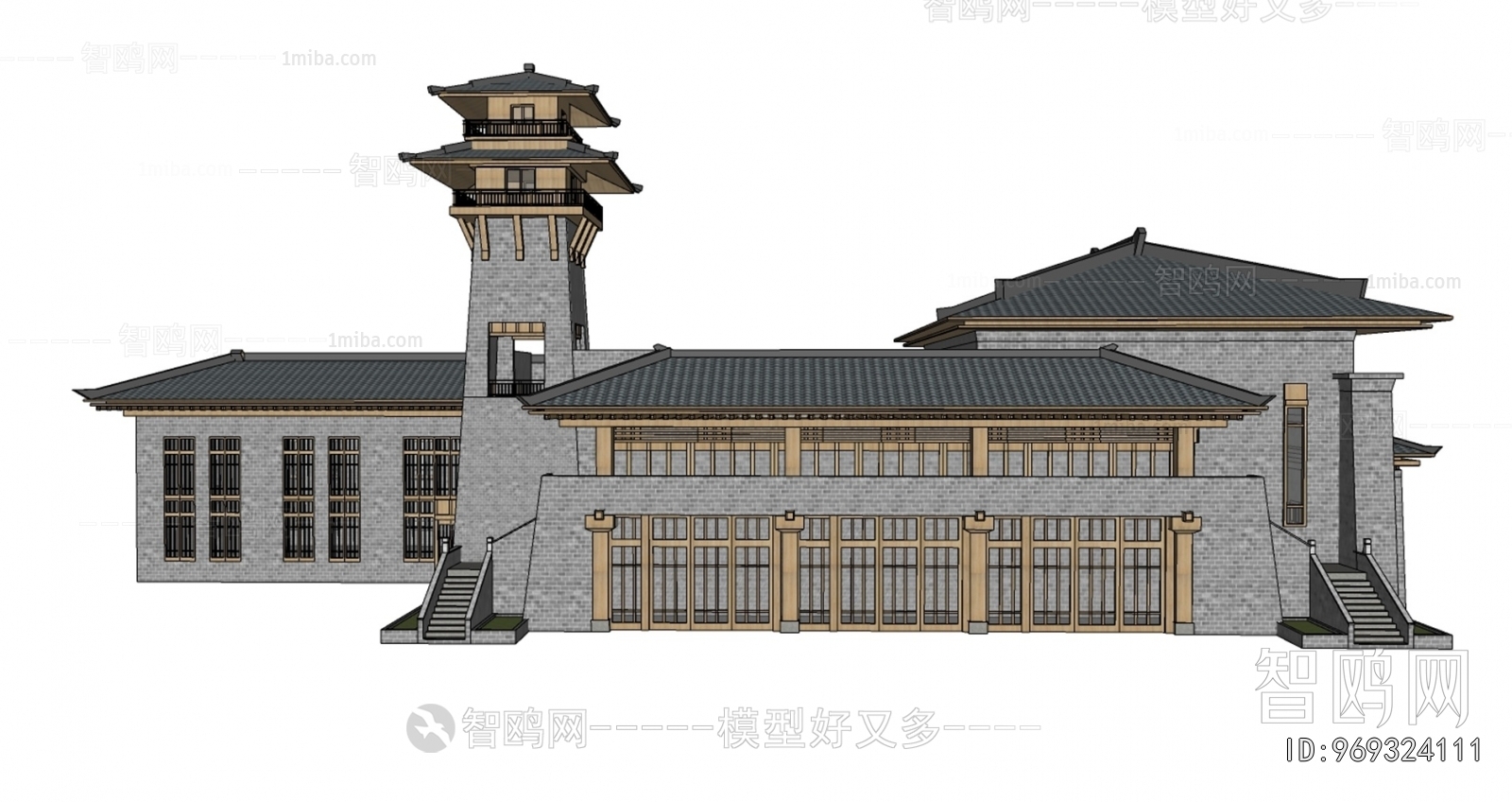 Chinese Style Ancient Architectural Buildings