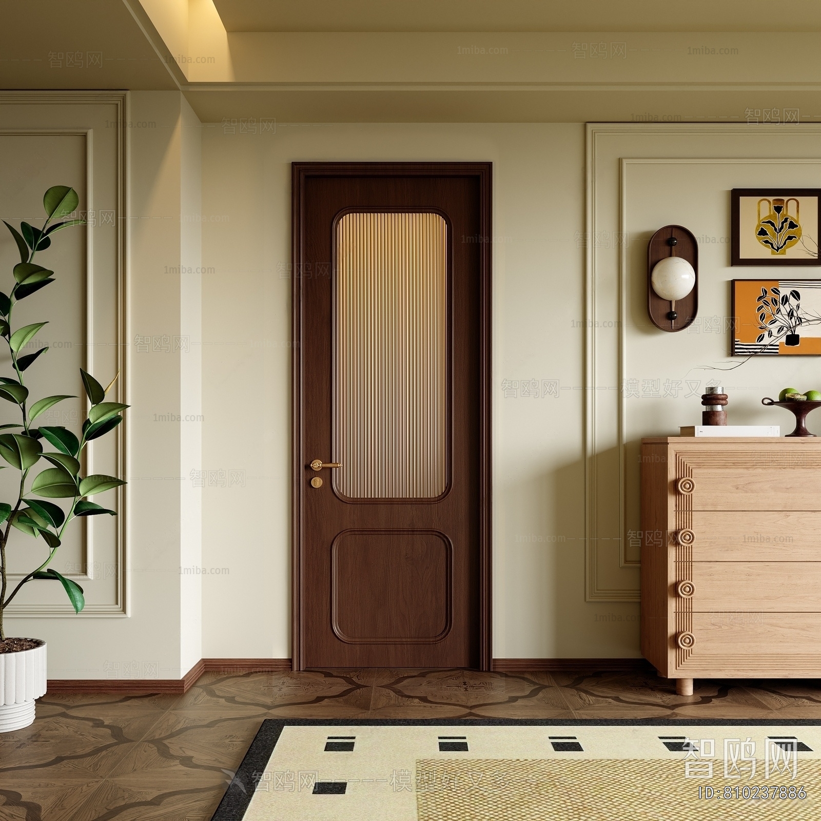 French Style Single Door